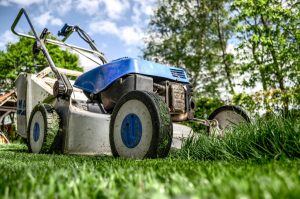 Mäharbeiten ; Rasenpflege, Rasen mähen durch Krechting Dienstleistungen Ortenau, Offenburg, Schutterwald